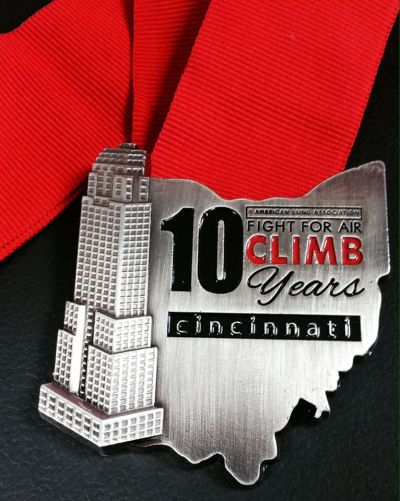 A gorgeous 10th anniversary medal