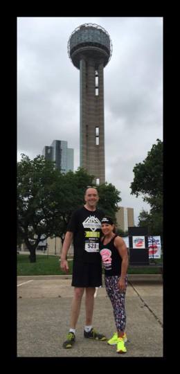 "The Cut" poses with fellow Illinois climber Tom McGee