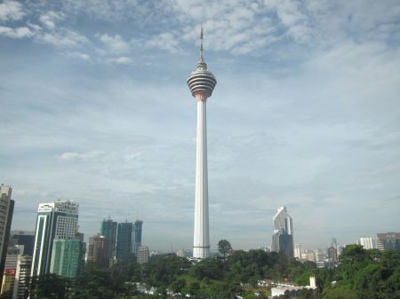 The Menara Tower in Kuala Lumpur