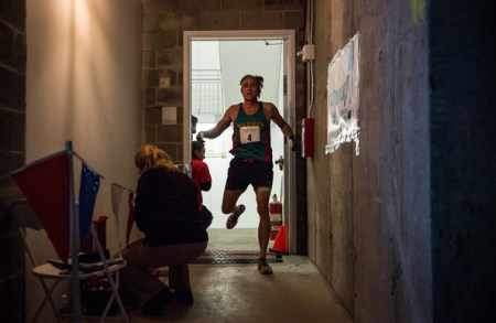 The Champion Arrives: Tim Donahue taking victory at Four World Trade Center in 2014
