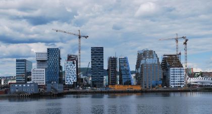 The Barcode Buildings in Oslo