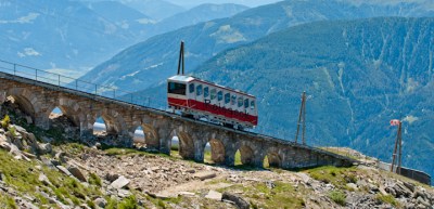 The gorgeous setting for the Reißeck Bergbahn stair race in Kolbnitz, Austria