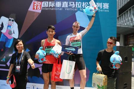 "Keep your medals, yo!! I gots me a toy car and teddy bear!!" Majcen loving life at the top.