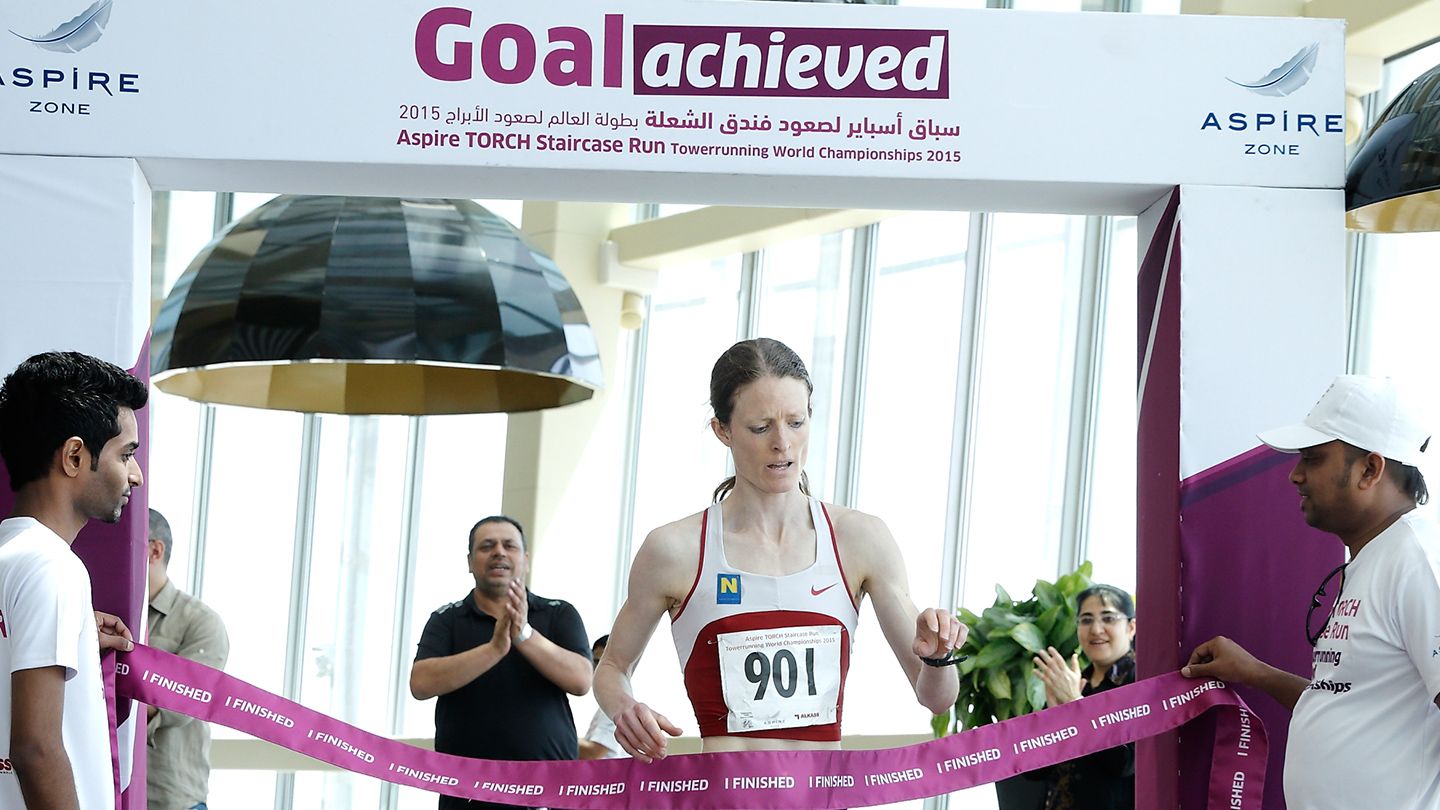 Andrea Mayr 2015 Towerrunning World Championship