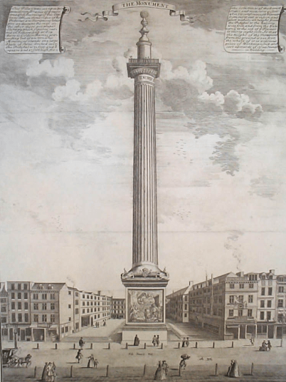 The Monument in 1753