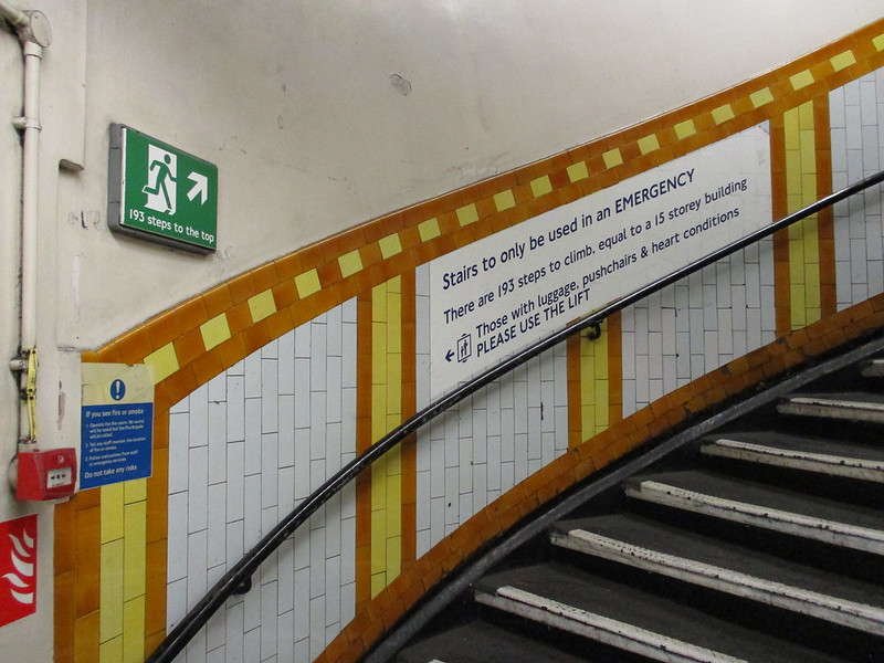 Covent Garden station stairs
