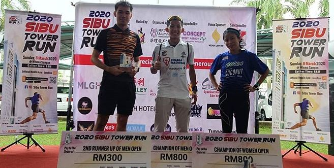 Soh Wai Ching Sibu Tower Run 2020